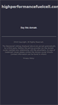 Mobile Screenshot of highperformancefuelcell.com